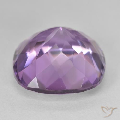 Ametista Violeta Púrpura Natural 14.83ct, Almofada, VVS