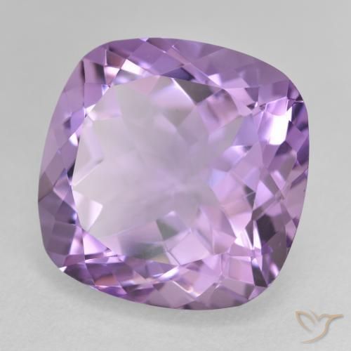 Ametista íris violeta Natural 12.93ct, Almofada, VVS