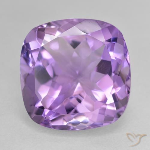 13.73ct Natural Violeta rosado Ametista, Almofada, VVS