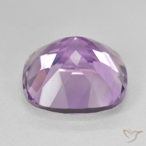 Ametista Violeta médio Natural 12.45ct, Almofada, VVS