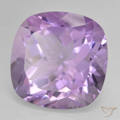 Ametista Violeta médio Natural 16.45ct, Almofada, VVS