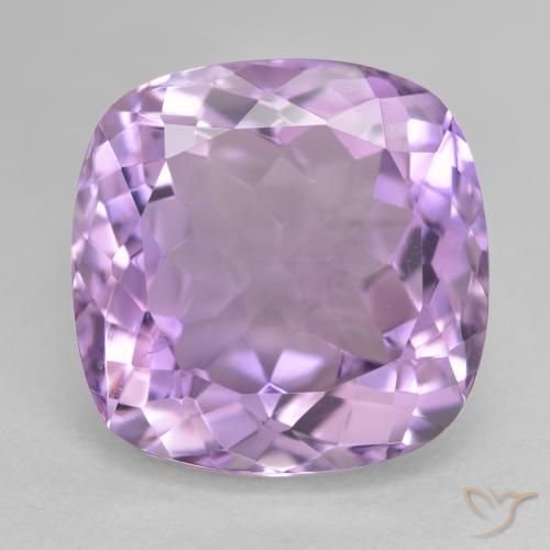 14.24ct Natural Violeta rosado Ametista, Almofada, VVS