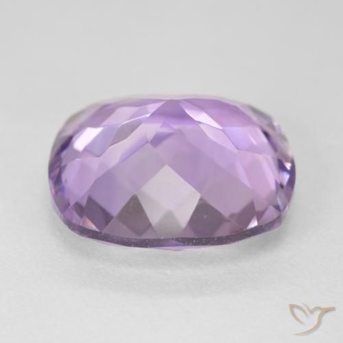 Ametista Violeta médio Natural 10.76ct, Almofada, VVS