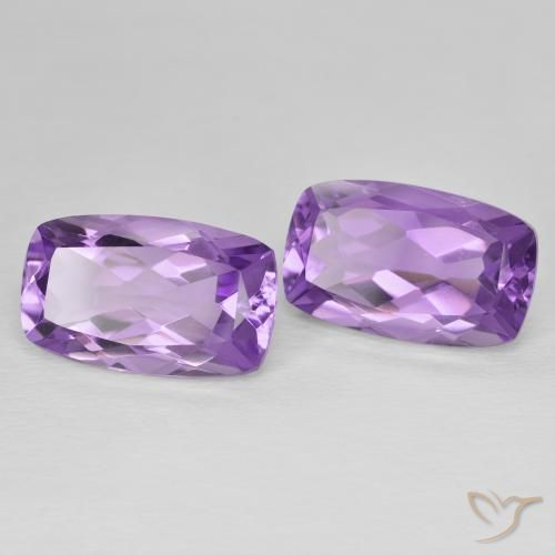 Pedras preciosas de Ametista Violeta Púrpura Médio natural de 12.56 ct, Almofada, VVS-VS