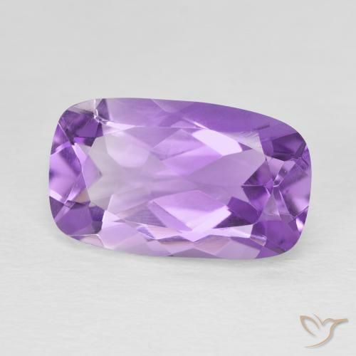 Ametista Violeta Intenso Natural 5.50ct, Almofada, VVS-VS