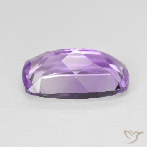 Ametista Violeta Intenso Natural 5.50ct, Almofada, VVS-VS