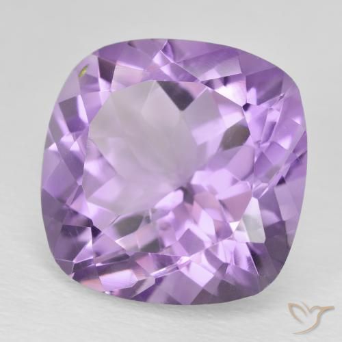 Ametista Violeta médio Natural 12.55ct, Almofada, VS