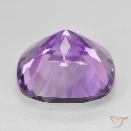Ametista Violeta médio Natural 12.55ct, Almofada, VS