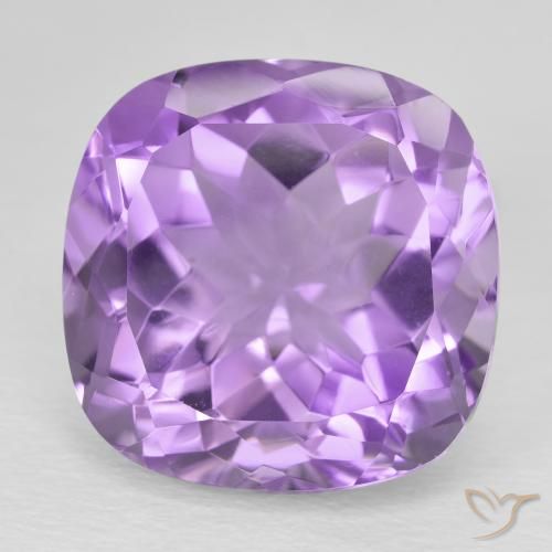 13.55ct Natural Violeta rosado Ametista, Almofada, VVS