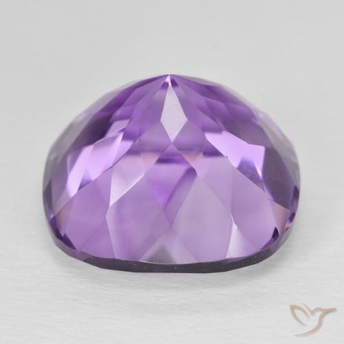 Ametista Violeta rosado Natural 13.55ct, Almofada, VVS