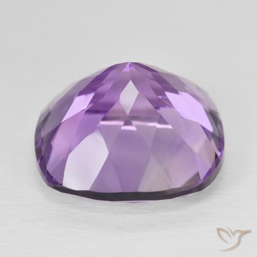 Ametista Violeta rosa médio Natural 12.25ct, Almofada, VVS