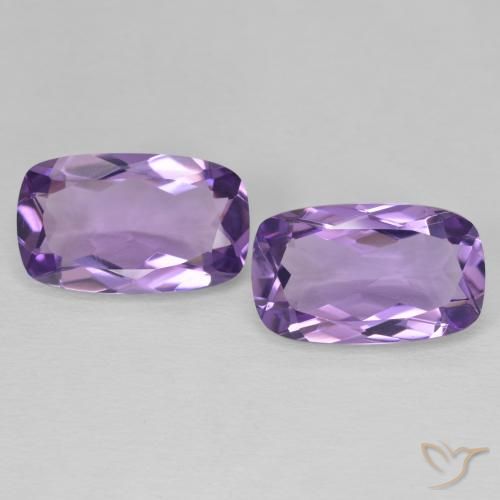 10.51ctw Natural Violeta médio Ametista, Almofada, VVS