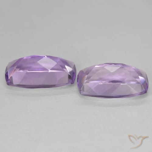 Pedras preciosas de Ametista Violeta médio natural de 11.86 ct, Almofada, VVS