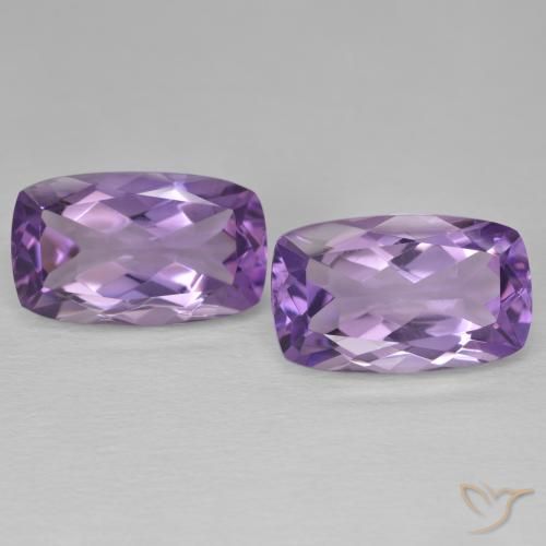 12.80ctw Natural Medium Light Purplish-Violet Ametista, Almofada, VVS