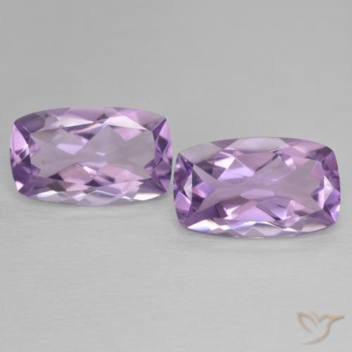 11.28ctw Natural Medium Light Purplish-Violet Ametista, Almofada, VVS
