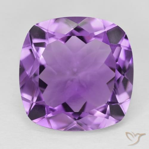18.61ct Natural Violeta Púrpura Profundo Ametista, Almofada, VVS-VS