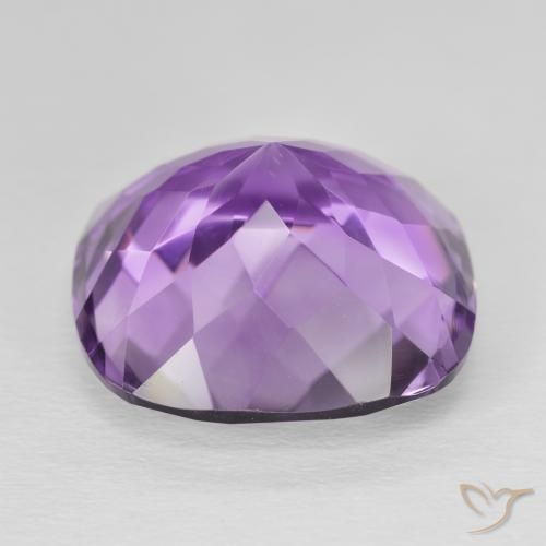 Ametista Violeta Púrpura Profundo Natural 20.80ct, Almofada, VS
