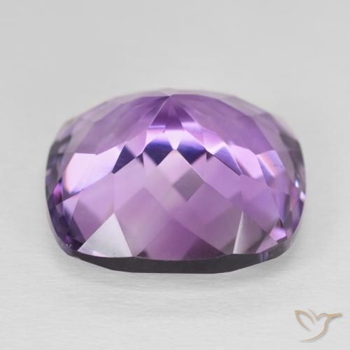 Ametista Medium Light Purplish-Violet Natural 20.53ct, Almofada, VS