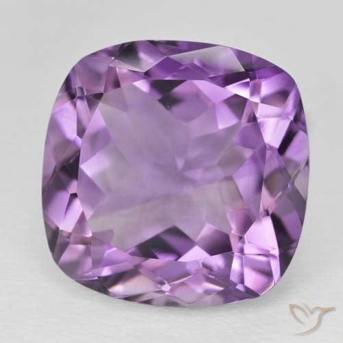 Ametista Violeta Púrpura Natural 20.59ct, Almofada, VVS
