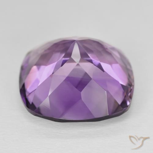 Ametista Violeta Púrpura Natural 20.59ct, Almofada, VVS