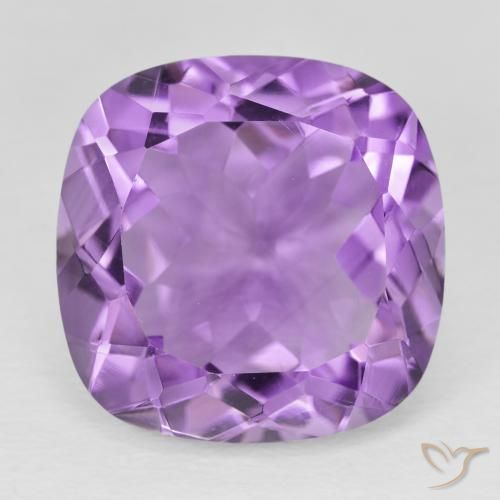 19.54ct Natural Violeta Púrpura Ametista, Almofada, VVS