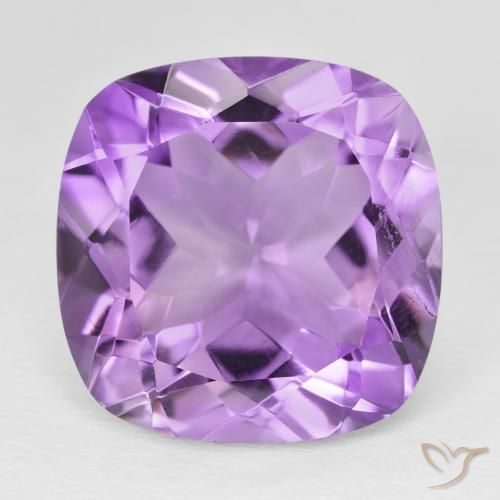 19.53ct Natural Violeta Púrpura Médio Ametista, Almofada, VVS-VS