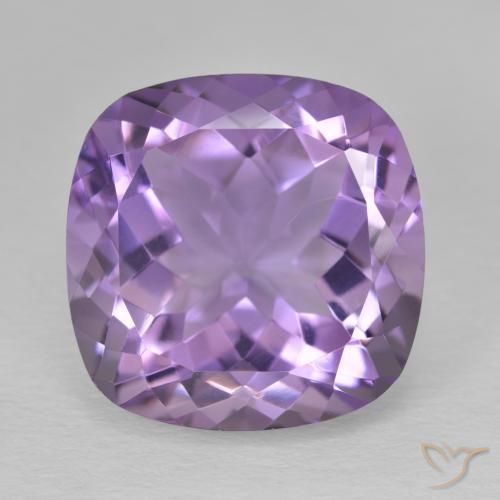12.50ct Natural Berinjela Violeta Ametista, Almofada, VVS