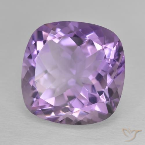 Ametista Berinjela Violeta Natural 12.50ct, Almofada, VVS