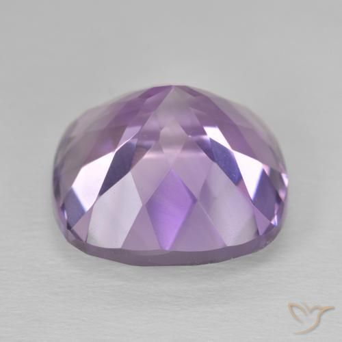 Ametista Violeta rosa médio Natural 13.09ct, Almofada, VVS
