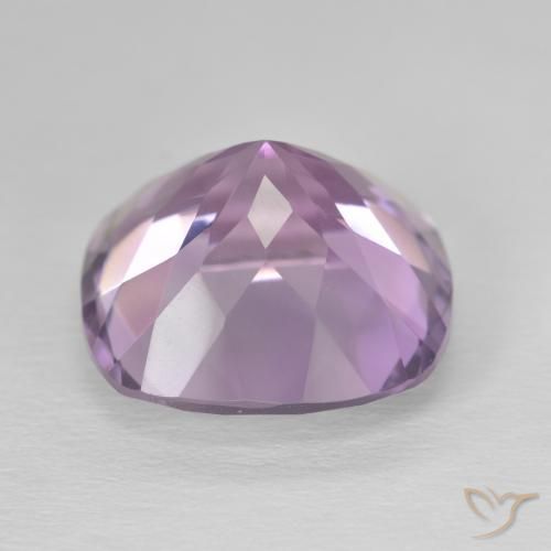 Ametista Violeta rosado Natural 12.41ct, Almofada, VVS
