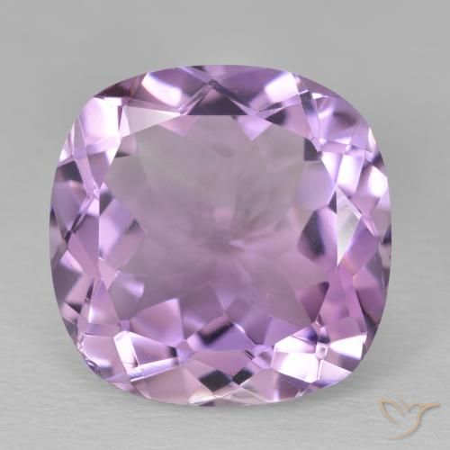 13.67ct Natural Violeta rosado Ametista, Almofada, VVS