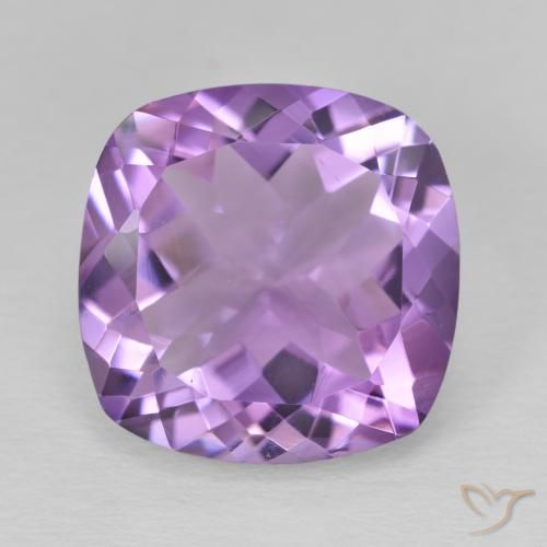10.30ct Natural Violeta Profundo Ametista, Almofada, VVS