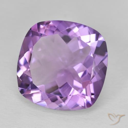 Ametista Violeta Profundo Natural 10.30ct, Almofada, VVS