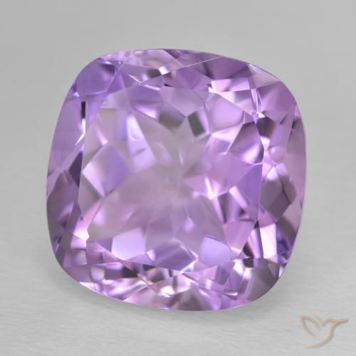 Ametista Profundo Iris Violeta Natural 13.53ct, Almofada, VVS