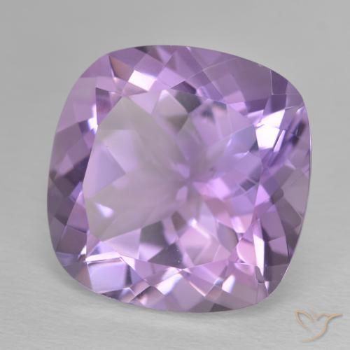Ametista íris violeta Natural 12.52ct, Almofada, VVS-VS