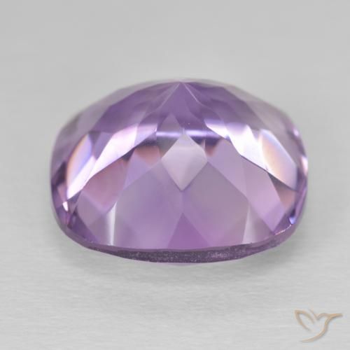 Ametista Violeta médio Natural 13.06ct, Almofada, VS