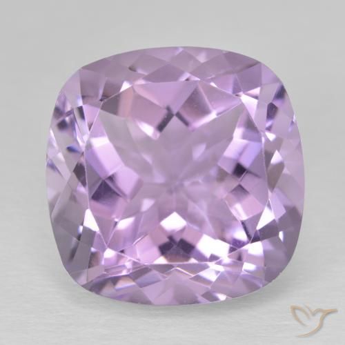 12.93ct Natural Violeta rosado Ametista, Almofada, VVS