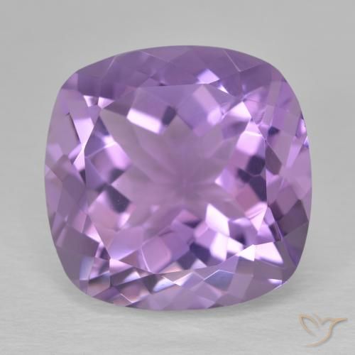 12.86ct Natural íris violeta Ametista, Almofada, VVS-VS