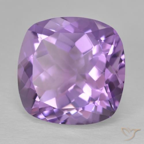 Ametista íris violeta Natural 12.86ct, Almofada, VVS-VS
