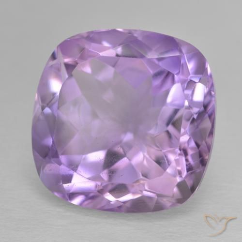 Ametista Violeta Profundo Natural 13.39ct, Almofada, VS
