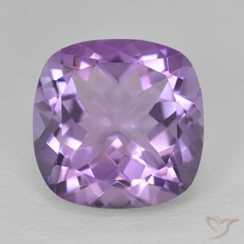 12.31ct Natural Violeta médio Ametista, Almofada, VVS