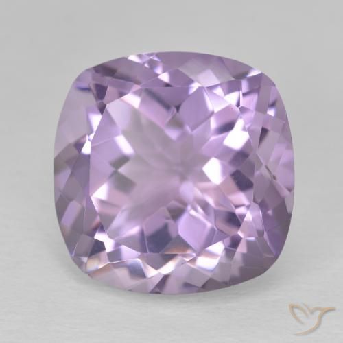 12.61ct Natural Violeta rosado Ametista, Almofada, VVS