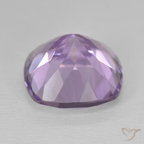 Ametista Violeta rosado Natural 12.61ct, Almofada, VVS