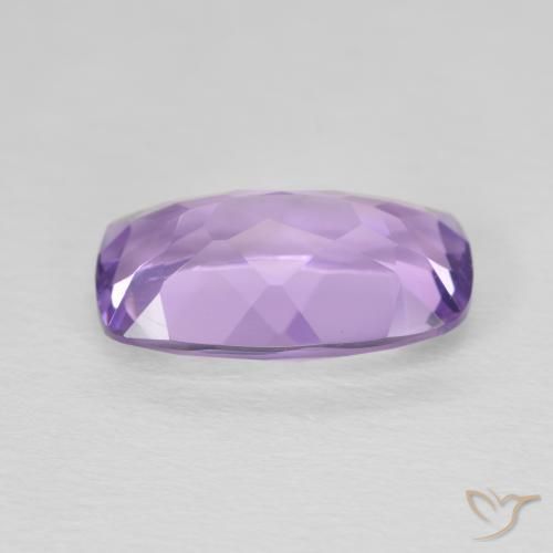 Ametista Violeta Profundo Natural 5.56ct, Almofada, VVS
