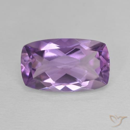 5.80ct Natural Violeta Profundo Ametista, Almofada, VVS