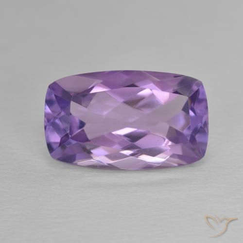 6.12ct Natural Violeta médio Ametista, Almofada, VVS