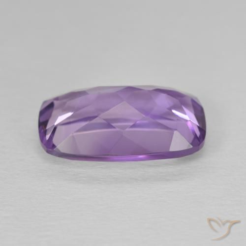 Ametista Violeta médio Natural 5.86ct, Almofada, VVS