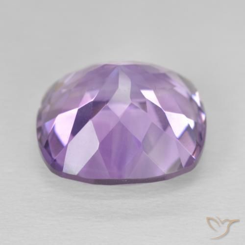 Ametista íris violeta Natural 12.80ct, Almofada, VVS