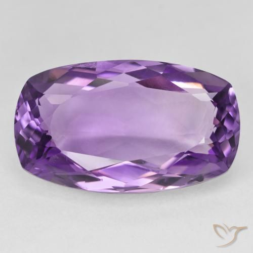 19.68ct Natural Violeta Intenso Ametista, Almofada, VVS-VS