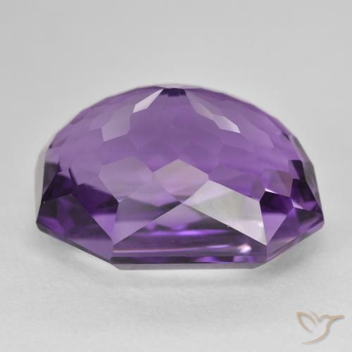Ametista Violeta Púrpura Natural 26.95ct, Corte Octógono / Esmeralda, VVS